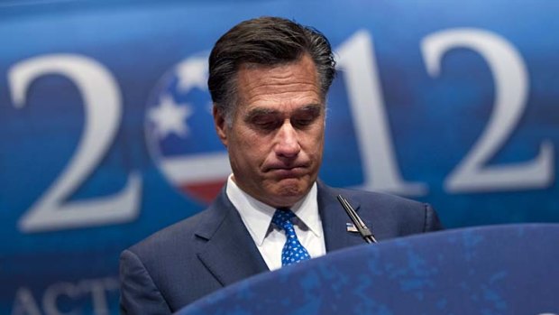 Unexpected expenditure ... Mitt Romney's campaign is under pressure to raise millions more but if necessary, Romney can dip into a personal fortune estimated at  $US250million.