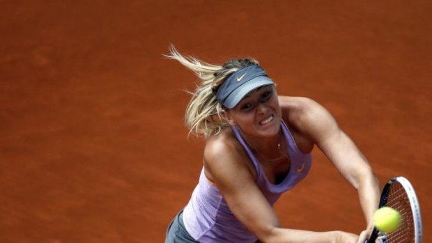 Maria solves her early problem: Maria Sharapova claimed a comeback victory in the Madrid final