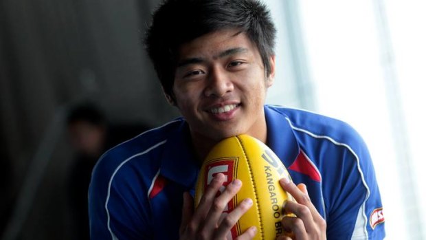 Chance: Lin Jong could win his first taste of AFL.