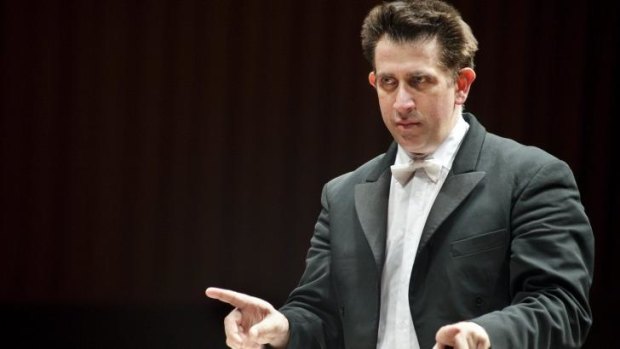 Canberra Syphony Orchestra conductor Nicholas Milton.