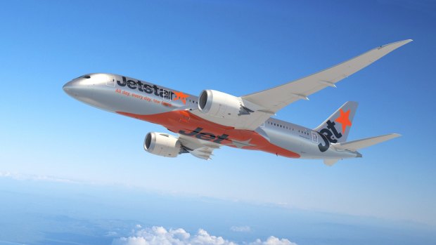 Five passengers travelling together on the Jetstar flight became 'extremely disruptive'.