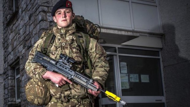 Young recruit: Reality show <i>Commando School</i> offers a fascinating insight into military training.