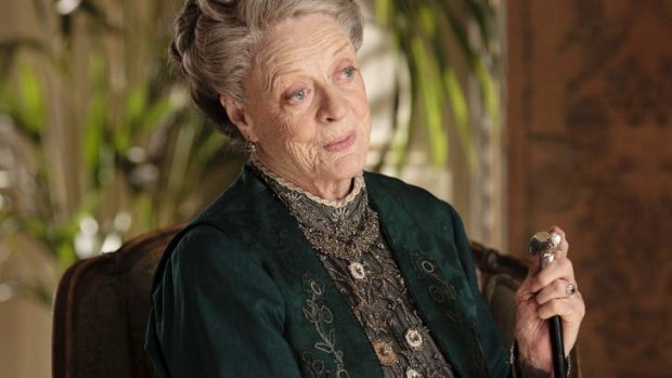 'Why did I do that?': Maggie Smith questions the need to watch <i>Downton Abbey</i>.