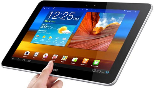 The Samsung Galaxy Tab 10.1