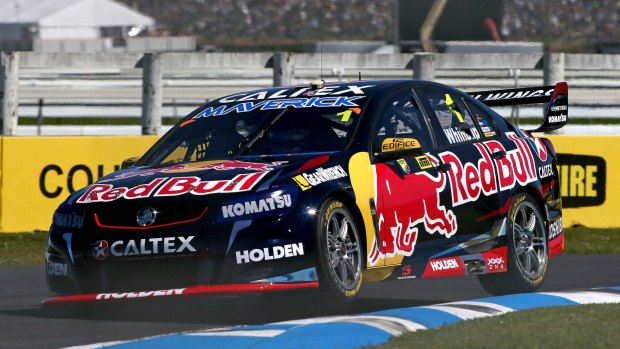 Reign ends:  Jamie Whincup of Red Bull Racing at the Auckland 500.