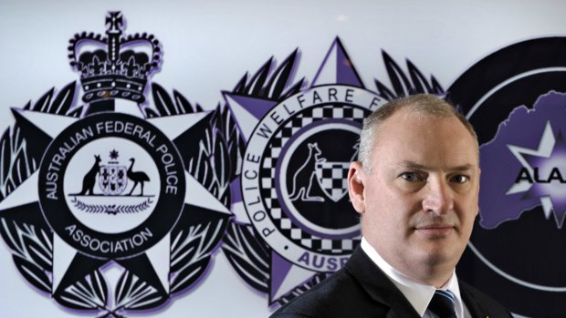 Former Australian Federal Police Association president Jon Hunt-Sharman