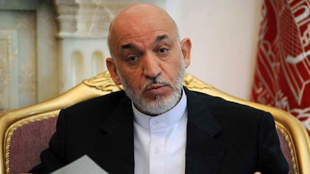 Afghan President Hamid Karzai