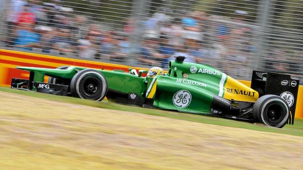 Uphill battle: Caterham, one of the two new F1 teams still on the grid since starting in 2010, has not picked up a single point. The third team folded.