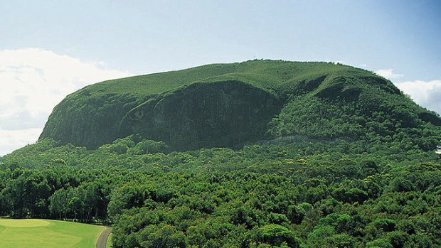 More than 100 people climb Mount Coolum every day.