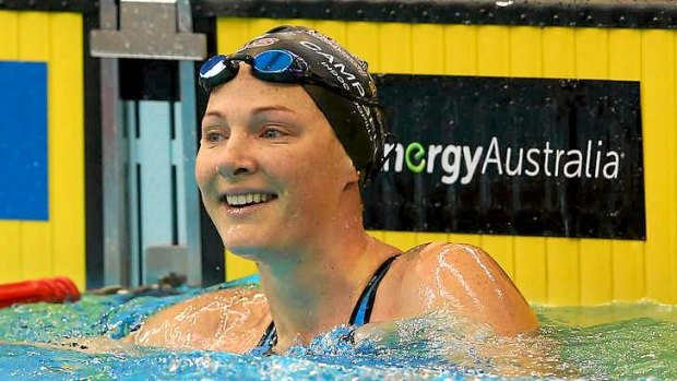 Gong: Cate Campbell of Australia.