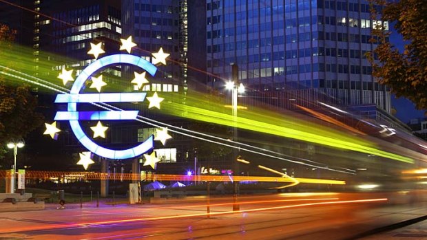 The European Central Bank, which pushed interest rates for the eurozone to a record low, joined Britain and China in tackling the sluggish global economy.