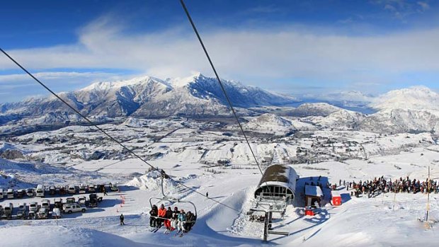 Coronet Peak is a short ride from central Queenstown.