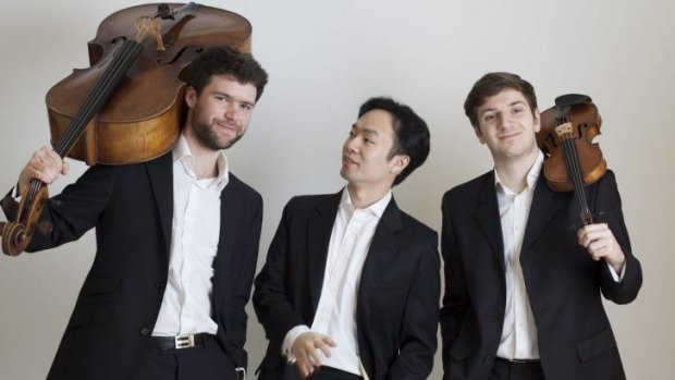 The Linos trio performs in the Melbourne International Chamber Music Competition.