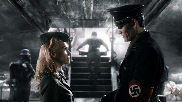 Star wars &#8230; Julia Dietze and Udo Kier take a giant leap for Nazi kind.