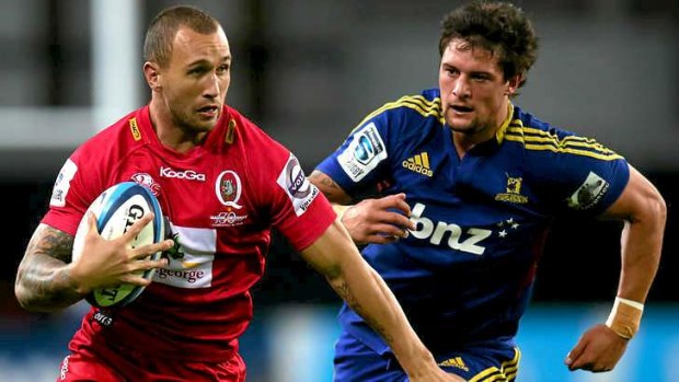 Leader of Reds: Quade Cooper will captain Queensland against the Lions.