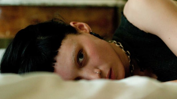 Rooney Mara stars in <i>The Girl with Dragon Tattoo</i>.