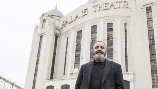 Richard Mills outside the Palais Theatre in St Kilda.