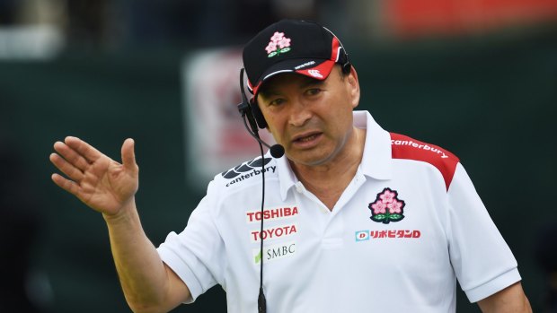 Poised: Eddie Jones is firming as the next England coach. 