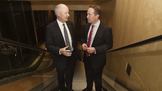 The strategy for Wesfarmers was hatched by Richard Goyder (left) and John Gilliam.