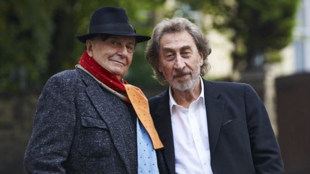 Ridiculously charming: Barry Humphries and Howard Jacobson in <i>Brilliant Creatures.</i>