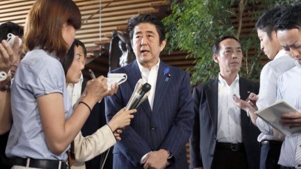 Japanese Prime Minister Shinzo Abe says the investigation by North Korea is "different from those in the past".