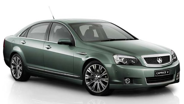 Holden Caprice: was recommended as the preferred option for a fleet of nine specialised blast-proof VIP vehicles.