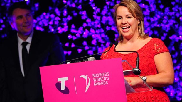 2012 Telstra Australian Business Woman of the Year Carolyn Creswell, founder of Carman Foods
