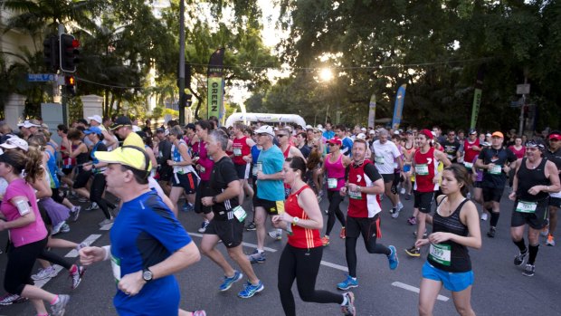 Runners and walkers will take to the streets in the Brisbane Times City2South presented by Westpac.