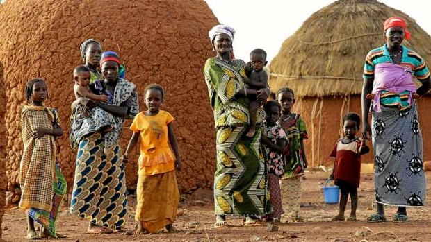 People in the Zourare Azga Village, in between Bernin Konni and Tahoua, in Niger.
