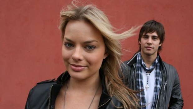 Margot Robbie with Dean Geyer  in her <i>Neighbours</i> days.