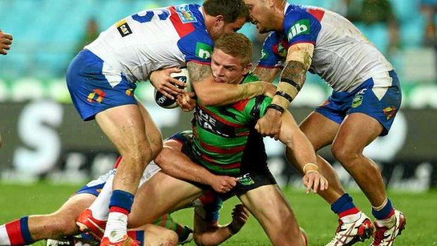 Wrestling: The issue of the grapple tackle and its many variations - the latest the "cannonball" - reared its head again in the Rabbitohs-Souths match at the weekend.