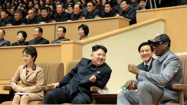 Sideshows: Kim Jong-un with Dennis Rodman.