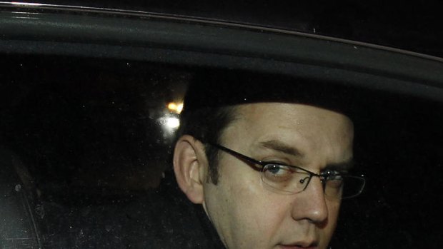 On bail ... the former editor and Tory spin doctor Andy Coulson.