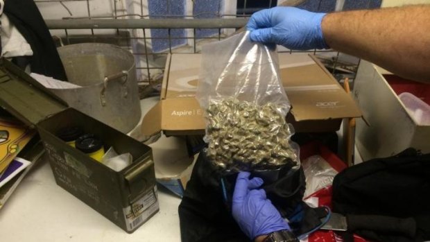 Raids across southern Queensland netted cannabis, among other drugs.