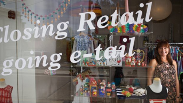 Colette Reynolds, the owner of children's clothing shop Sprouts, is winding down her store this month to go online.