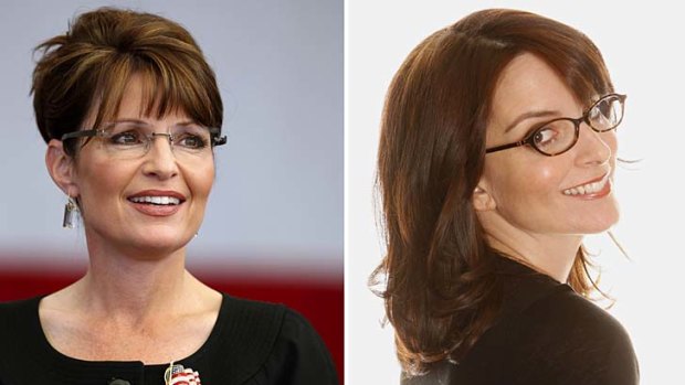 Spot the difference ... Sarah Palin, left, and Tina Fey.
