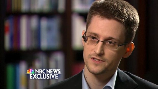 Interviewed: Edward Snowden.