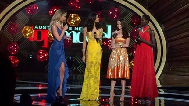 Bit too shiny ... <i>Australia's Next Top Model</i> live finale.