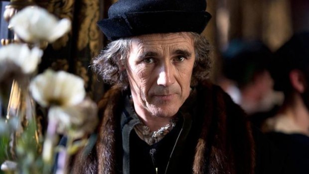 Mark Rylance as Thomas Cromwell in <i>Wolf Hall</i>.