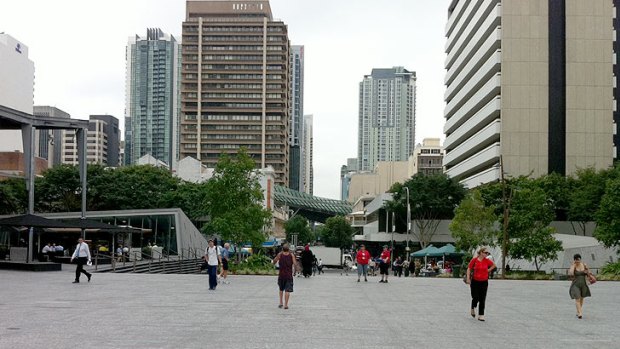 King George Square has been criticised for being too hot in summer.