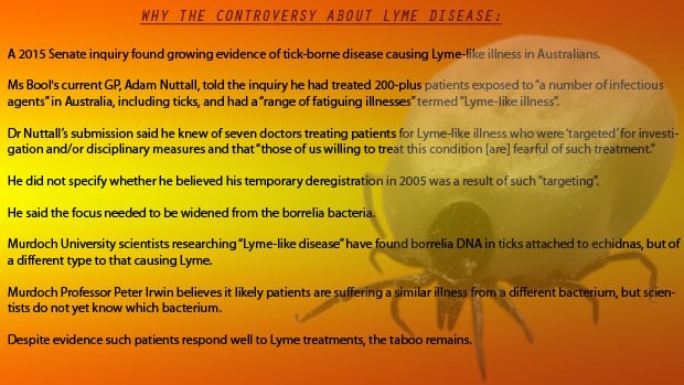 Lyme disease continues to court controversy in Australia.