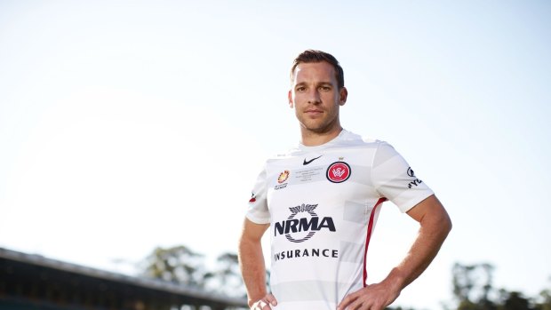 Ready for Rocca: Brendon Santalab of the Wanderers.