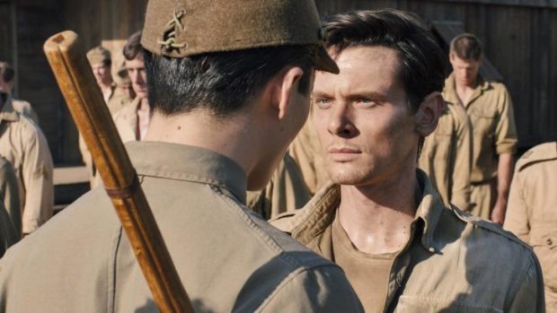 Prisoner of war survival: Jack O'Connell stars as Louis Zamperini in Angelina Jolie's <i>Unbroken</i>, which one Japanese nationalist leader called 'pure fabrication'.