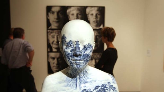 In a new light &#8230; Ah Xian's porcelain China China - Bust 81 sits in one of the newly refurbished galleries at the Museum of Contemporary Art, which reopens on Thursday.