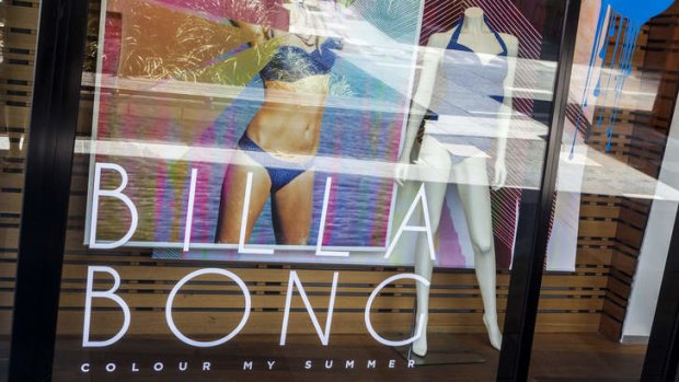 Billabong shops have been bleeding money.