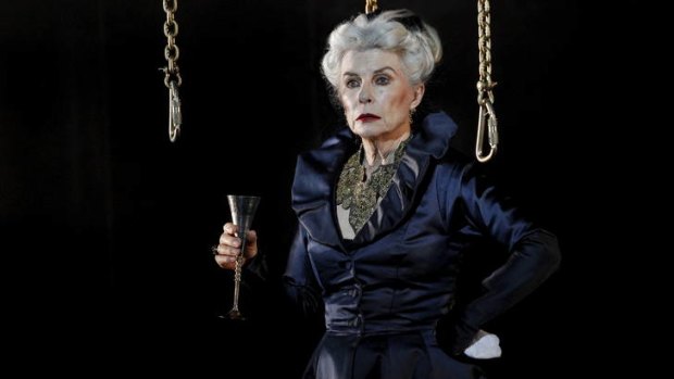 Robyn Nevin as <i>Queen Lear</i>.