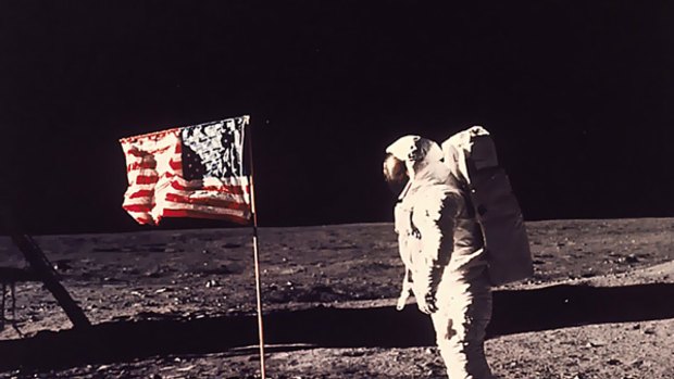 Old Glory ... too costly to plant another flag on the moon.