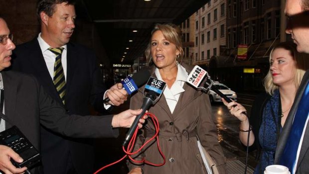 Witness Kristina Keneally, the former Premier of NSW, arrives at ICAC on Thursday.