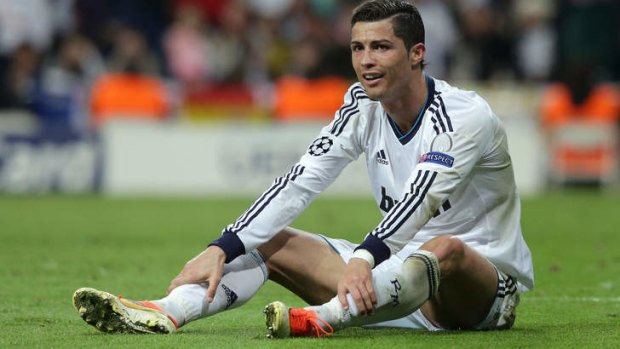 Cristiano Ronaldo was left frustrated by the Dortmund defence.