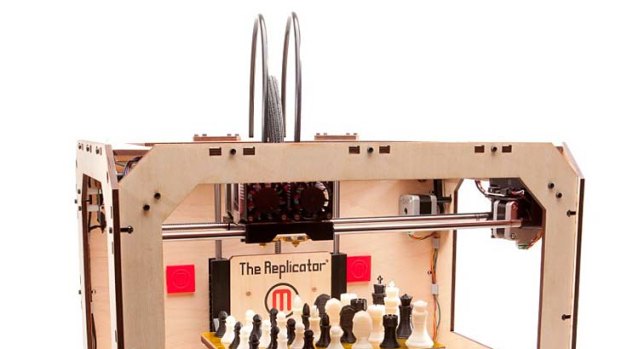 The MakerBot Replicator ... a personal 3D printer.